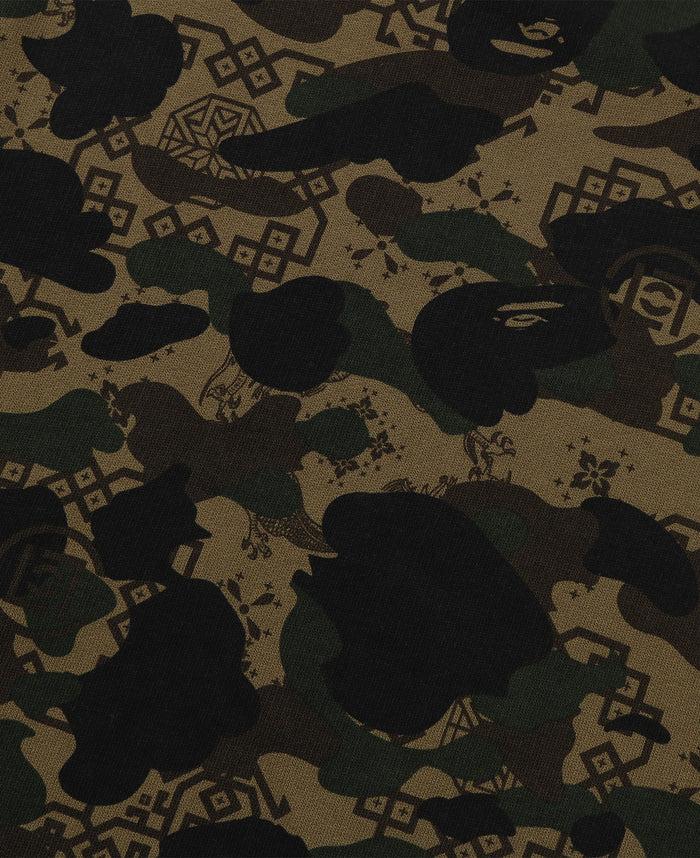 Juice Camo Shark Crewneck (Olive)