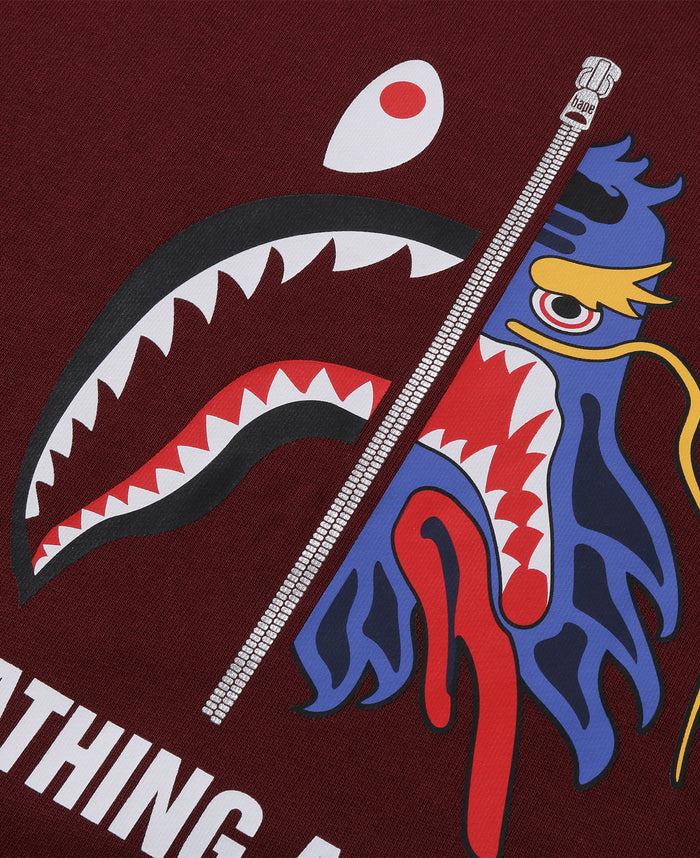 Juice Camo Shark Crewneck (Red)