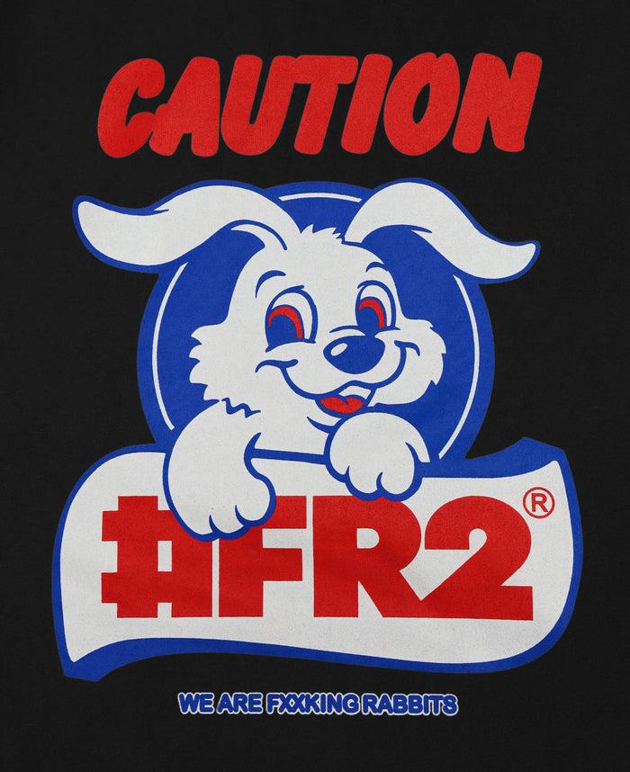 Juice Caution Rabbit Hoodie (Black)