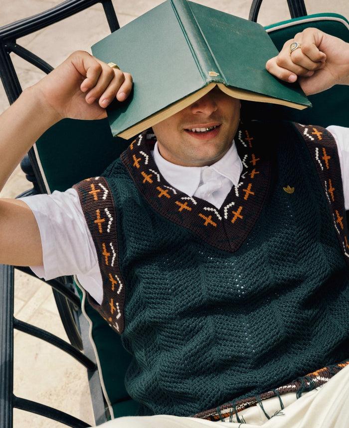 juice CLOT Knit Vest by Edison Chen (Green)