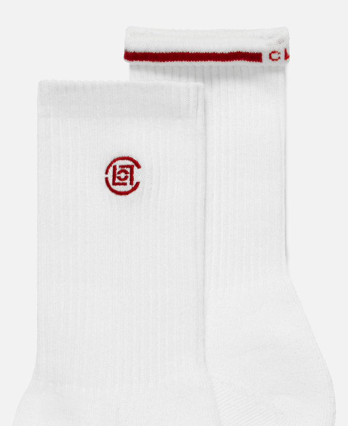 Juice CLOT Logo Socks (White)