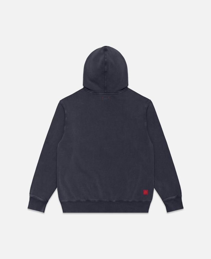 juice CLOT Washed Logo Hoodie (Indigo)