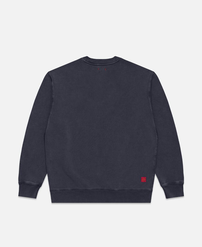 juice CLOT Washed Logo Sweatshirt (Indigo)