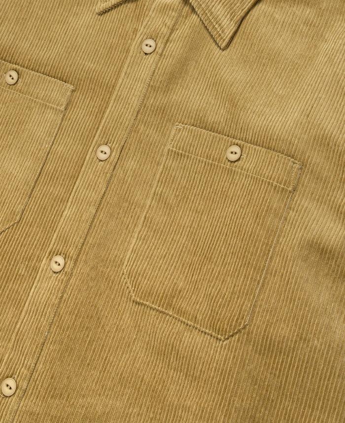 Juice Corduroy Hooded Shirt (Beige)