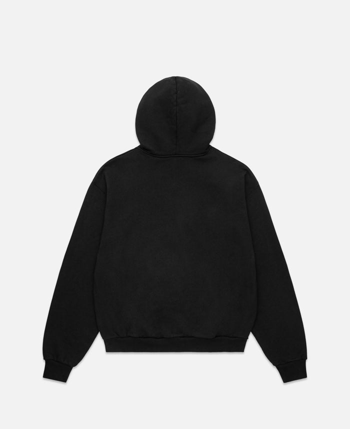 juice Cotton Fleece Oversized Hoodie (Black)