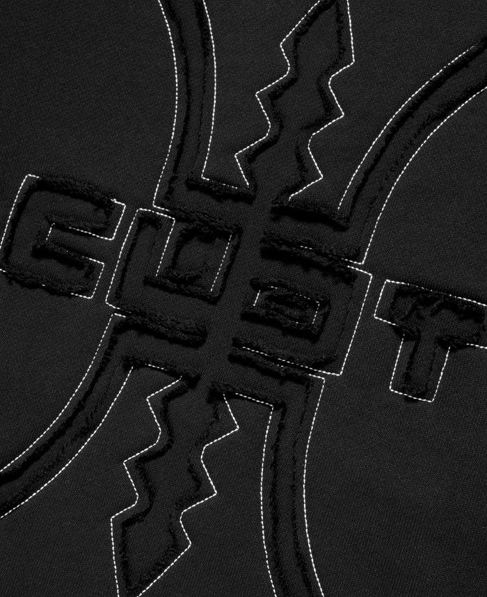 Juice Cut Out Logo Hoodie (Black)