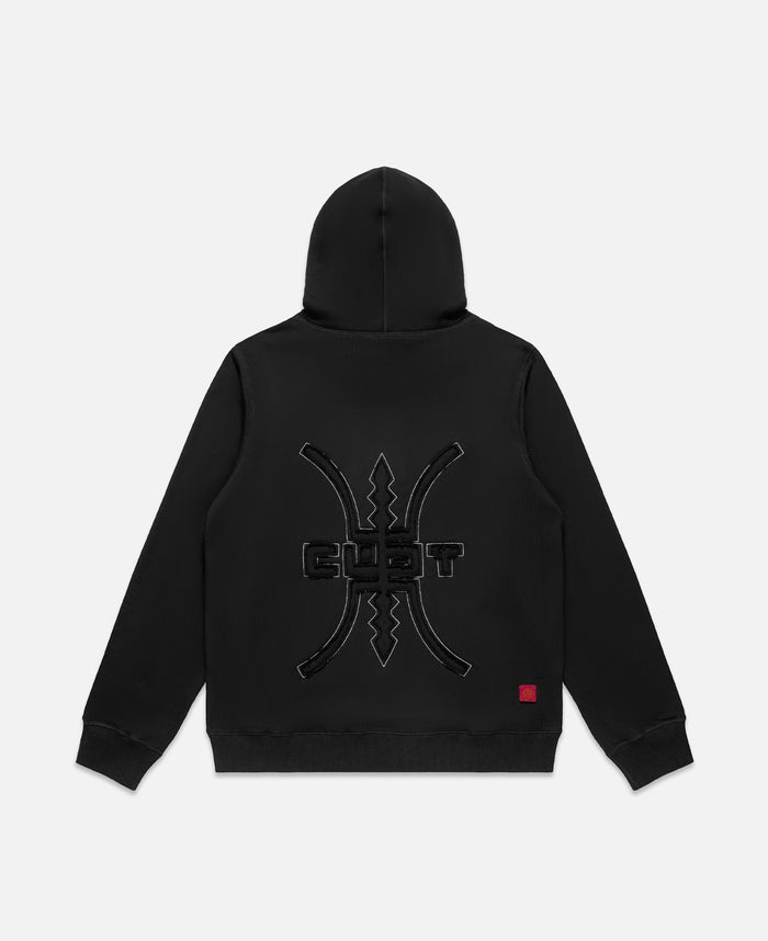 juice Cut Out Logo Hoodie (Black)