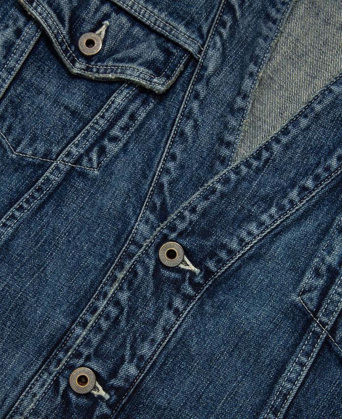 Juice Denim Haori Jacket 5yr Wash (Blue)