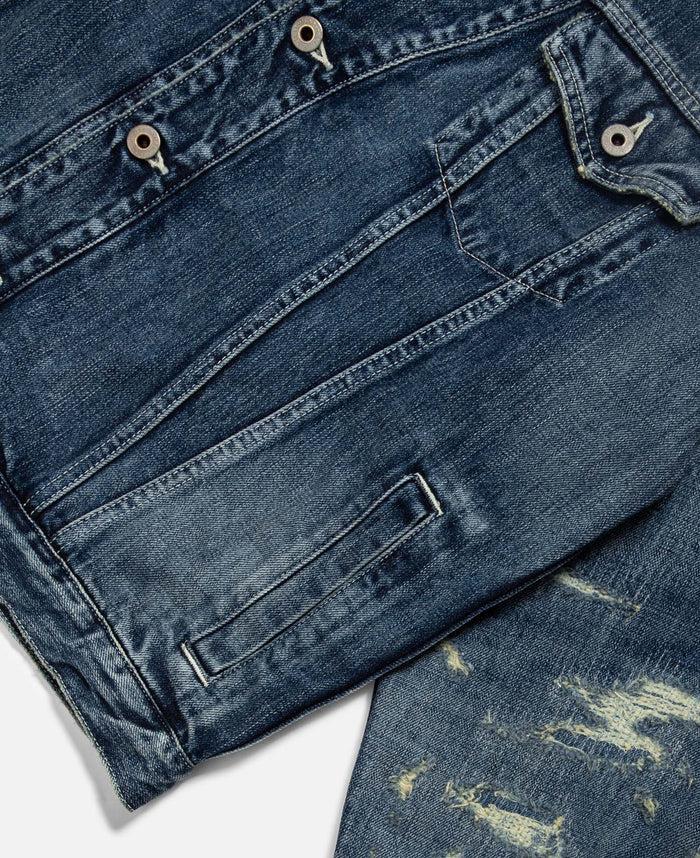 Juice Denim Haori Jacket 5yr Wash (Blue)