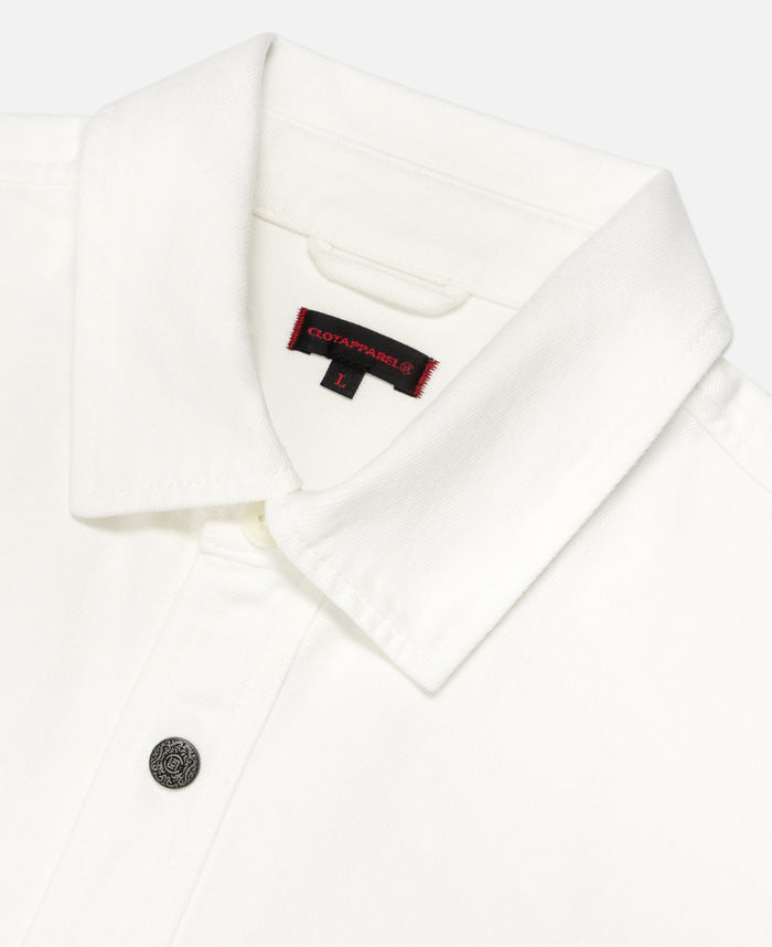 Juice Denim Shirt (White)