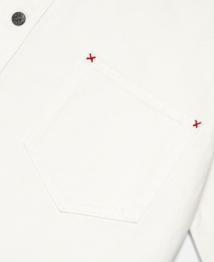 Juice Denim Shirt (White)