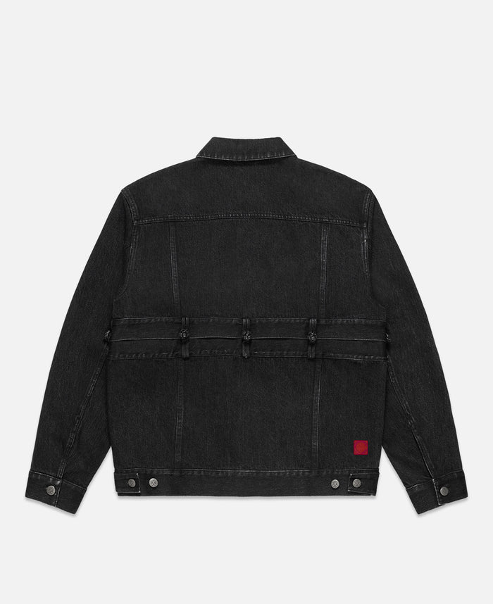 juice Detachable Denim Jacket (Black)