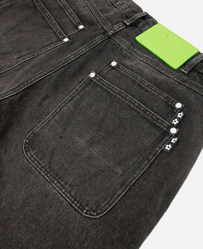 Juice Double Pocket Robo Denim Pants (Black)
