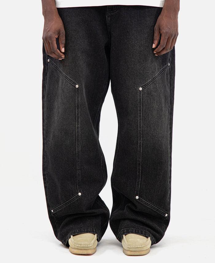 juice Double Pocket Robo Denim Pants (Black)