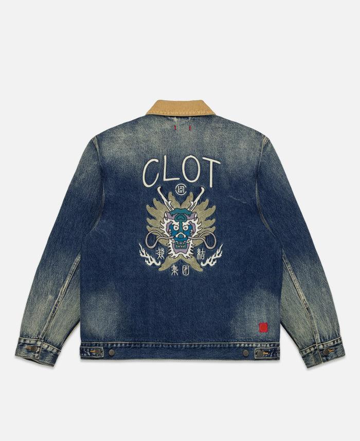 Juice Dragon Denim Jacket (Navy)