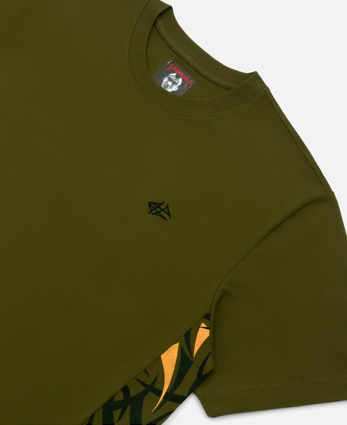 Juice Egra Panel T-Shirt (Olive)