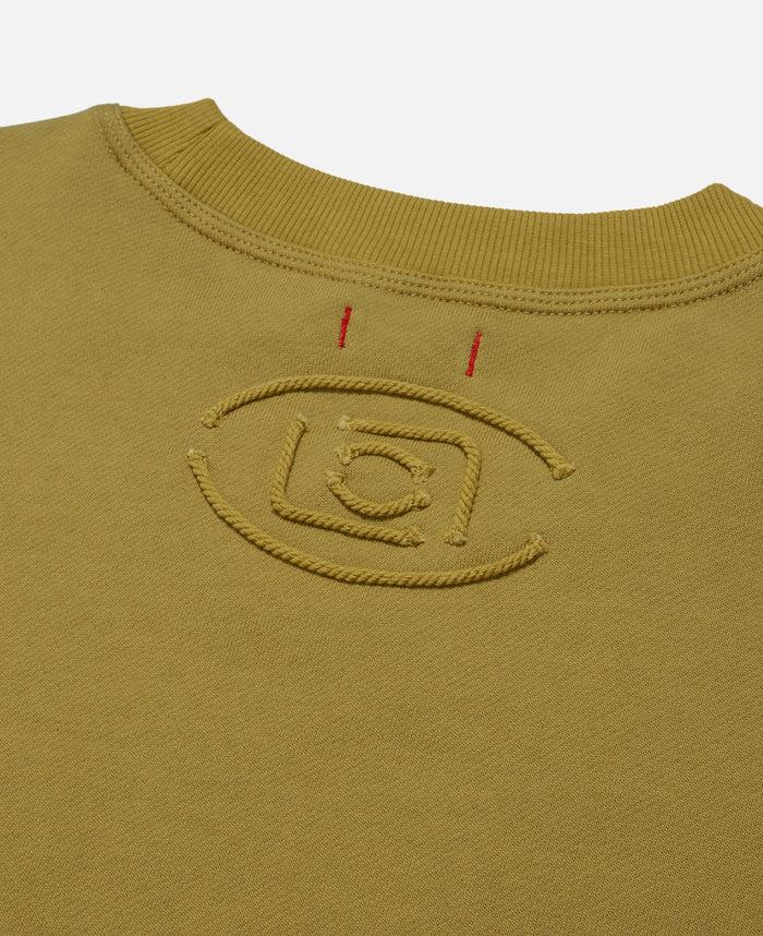 Juice Elbow Patch Crewneck (Beige)