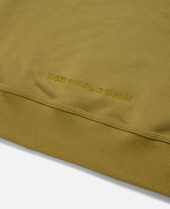 Juice Elbow Patch Crewneck (Beige)