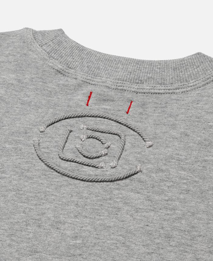 Juice Elbow Patch Crewneck (Grey)