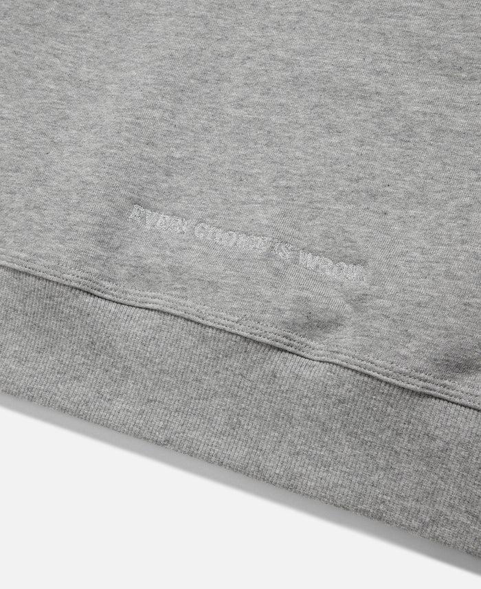 Juice Elbow Patch Crewneck (Grey)