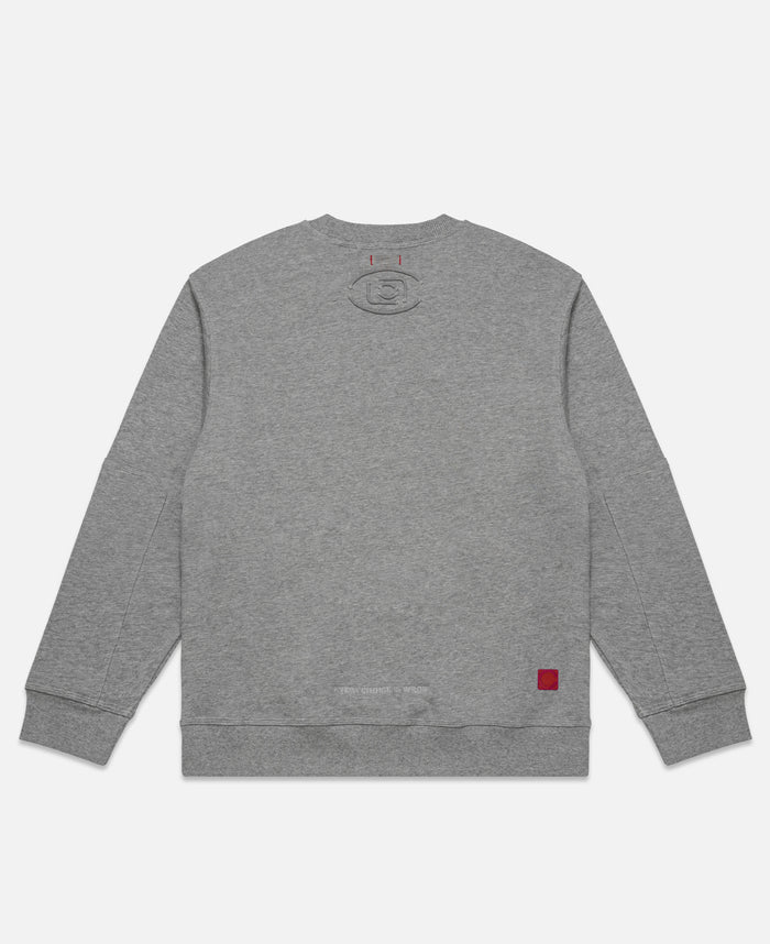 juice Elbow Patch Crewneck (Grey)