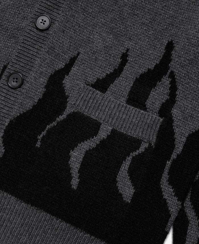 Juice Flame Cardigan (Grey)