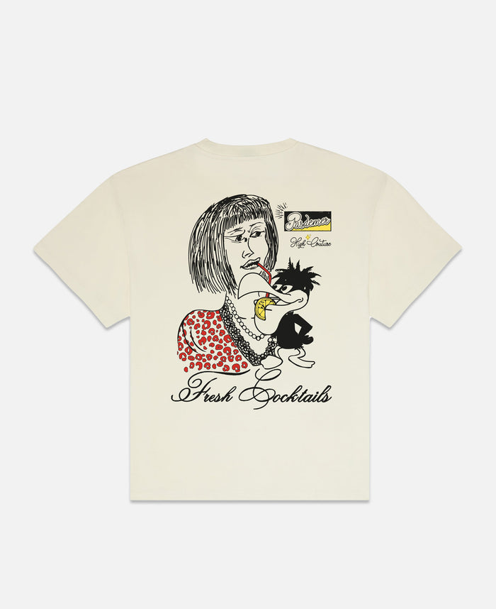 juice Fresh Cocktails T-Shirt (Cream)