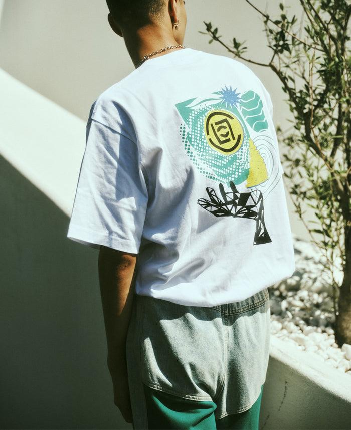 juice Geometric T-Shirt (White)