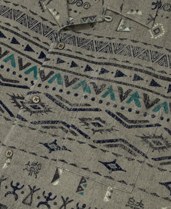 Juice Hawaiian Tribal Shirt (Beige)