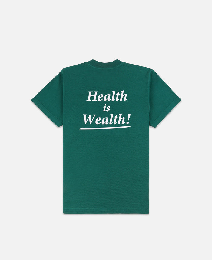 juice Health Is Wealth T-Shirt (Green)
