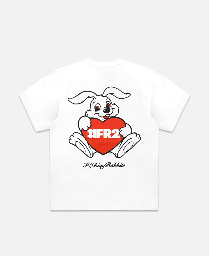 juice Heart Rabbit T-Shirt (White)