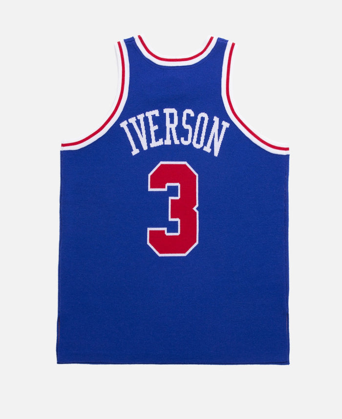 Juice Iverson 76ers 96-97 Knit Jacquard Jersey