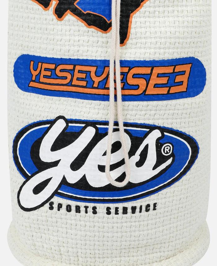 Juice Jacquard Fabric String Bag (White)