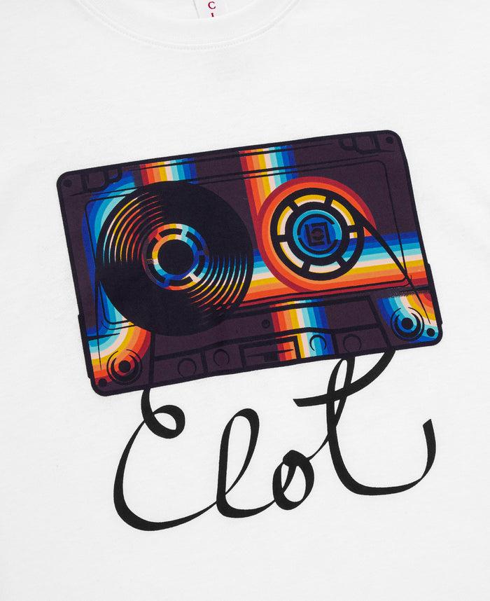 Juice Kids Cassette T-Shirt (White)