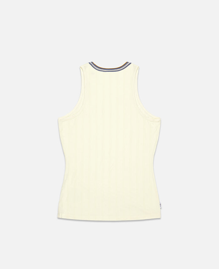 Juice Knit Collar Tank (Cream)