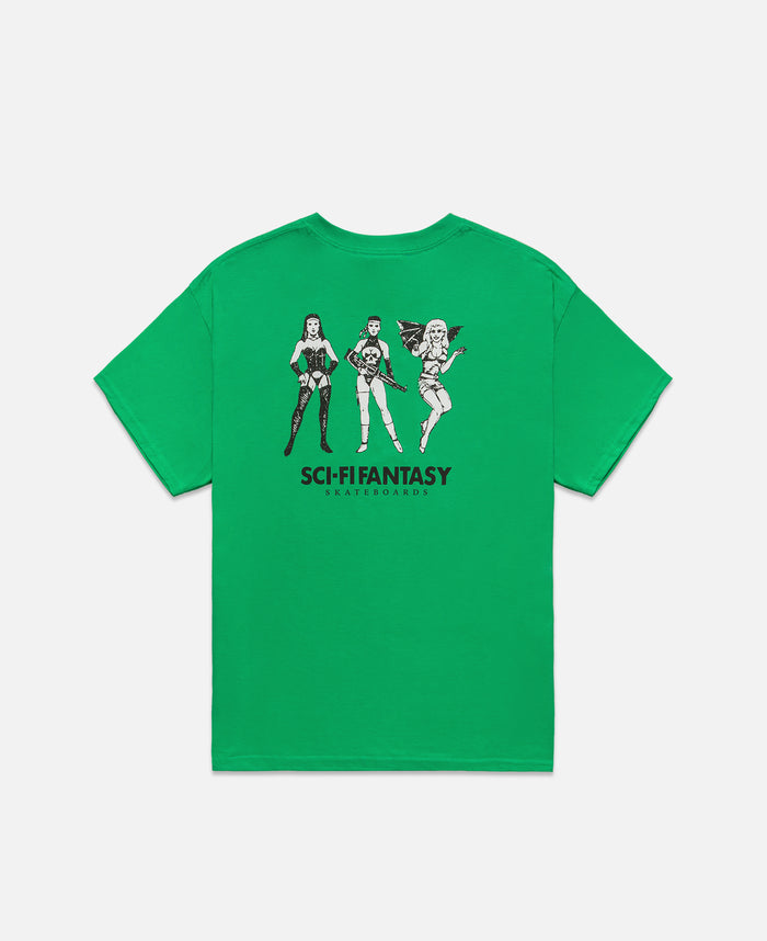 juice Macho Girls T-Shirt (Green)