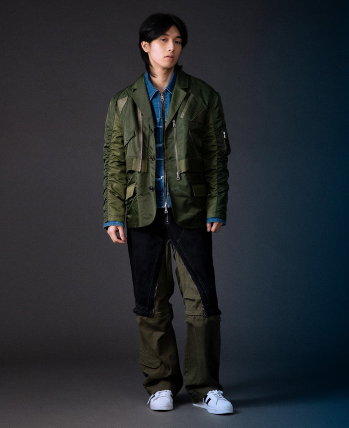 juice Milly Detachable Carpenter Jeans (Black)