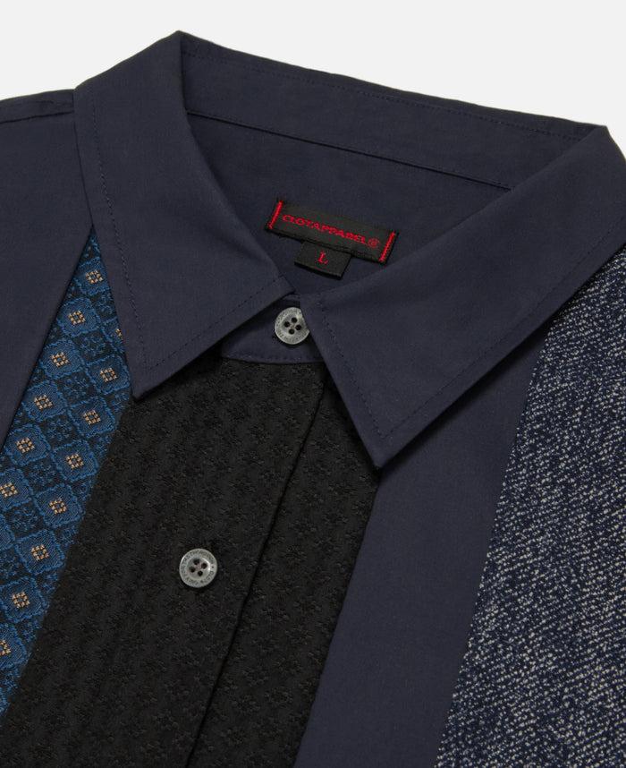 Juice Multi Pattern Shirt (Navy)