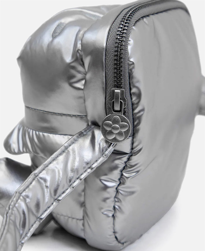 Juice Nylon Plush Bag (Silver)
