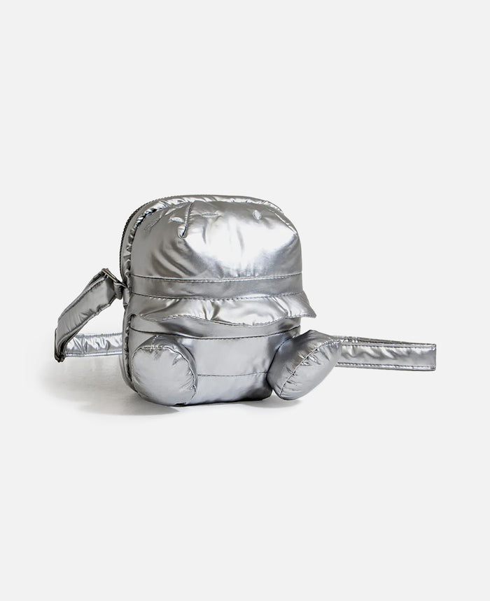 juice Nylon Plush Bag (Silver)