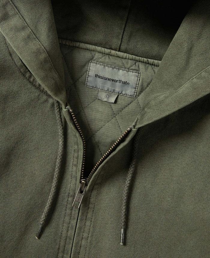 Juice Overdyed Hooded Jacket (Olive)
