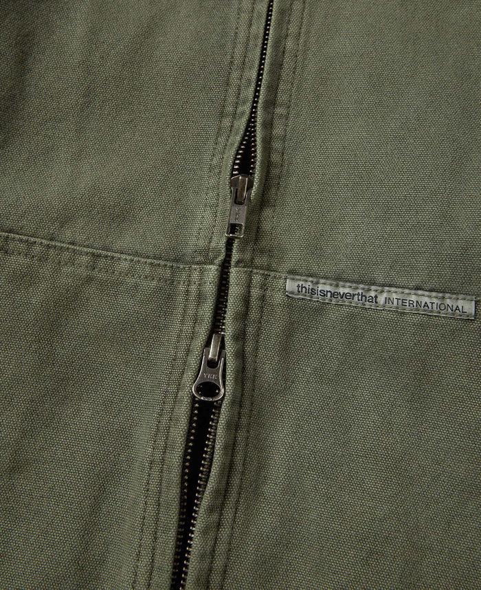 Juice Overdyed Hooded Jacket (Olive)