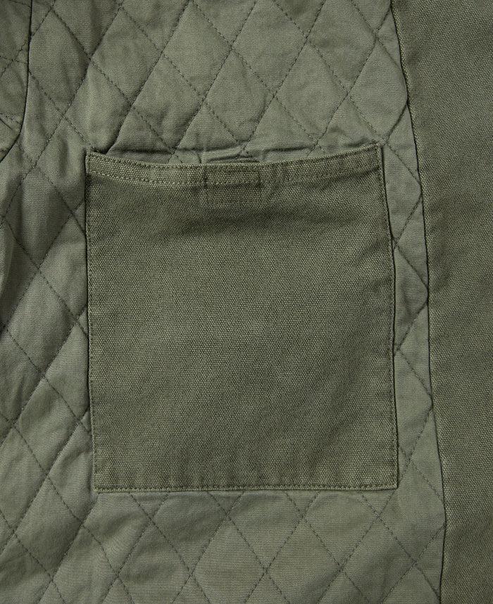 Juice Overdyed Hooded Jacket (Olive)