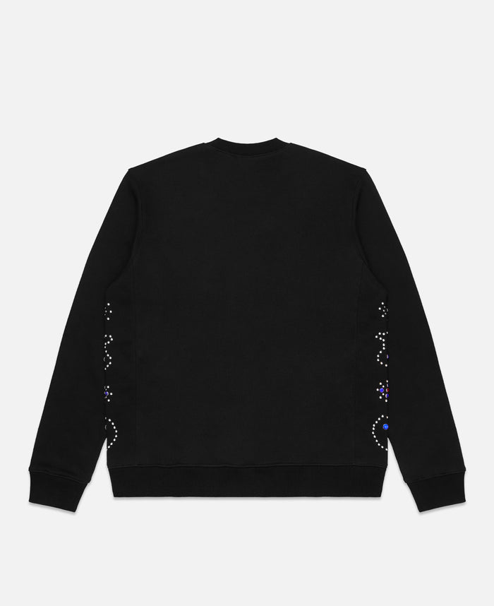 Juice Paisley Studded Sweatshirt (Black)