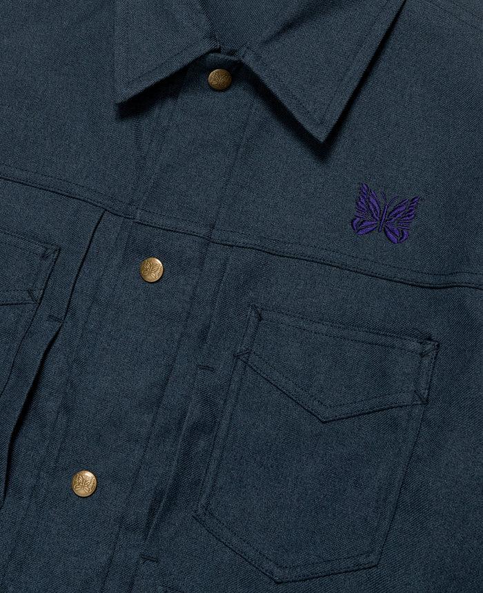 Juice Penny Jean Jacket - Poly Twill (Blue)