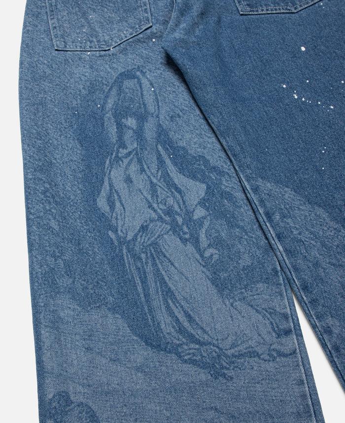 Juice PJ Vintage Denim Pants (Blue)