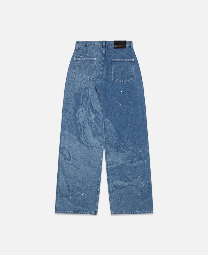 juice PJ Vintage Denim Pants (Blue)