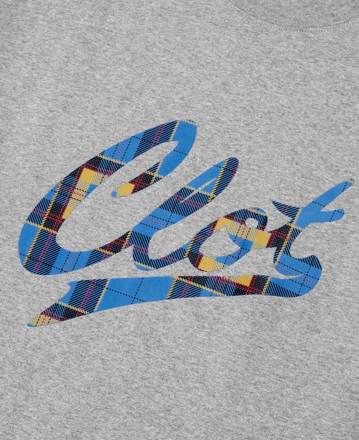 Juice Plaid Logo T-Shirt (Grey)