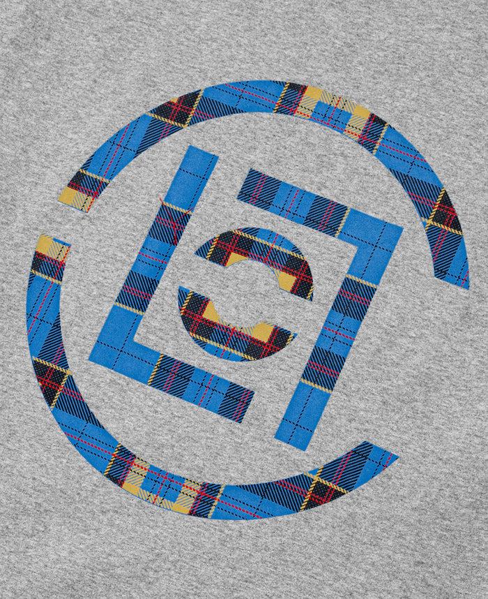 Juice Plaid Logo T-Shirt (Grey)