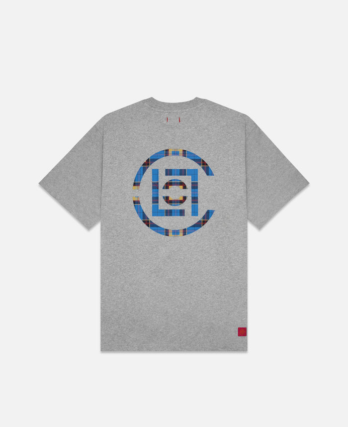 juice Plaid Logo T-Shirt (Grey)